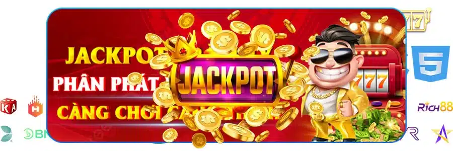 Không Chơi Cũng Trúng Jackpot Tại VIN777