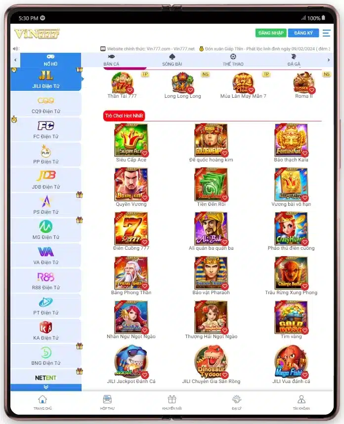 Nhiều Game Slot Hot Tại VIN777