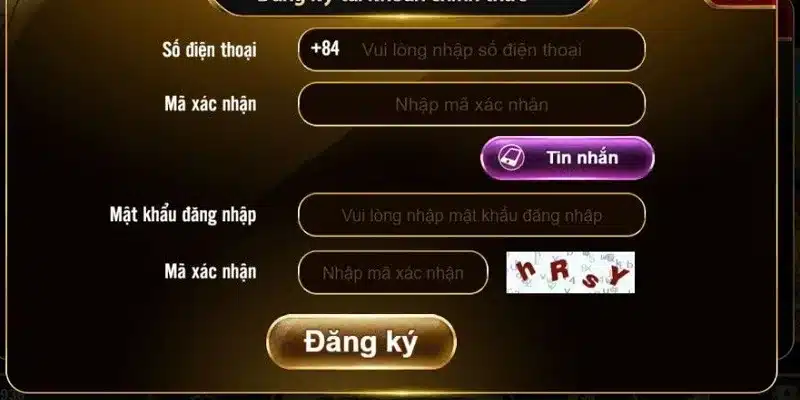 Đăng ký tài khoản 68gamebai vô cùng đơn giản