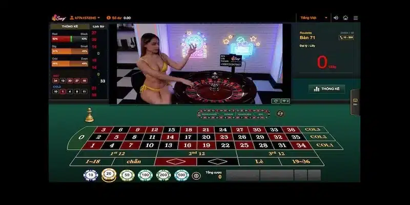 Roulette SE casino trực tuyến thời thượng